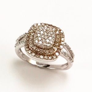 14kt Diamond Ring sz 6.25